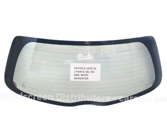 Picture of Rearscreen Toyota Vitz II / Yaris 3Door/5Door Hatchback With Demister 05-